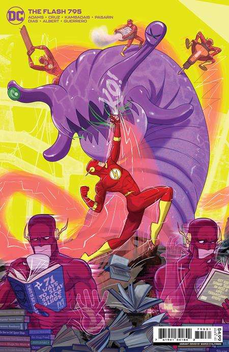 FLASH #795 CVR C MARCO DALFONSO CARD STOCK VARIANT (ONE-MINUTE WAR)