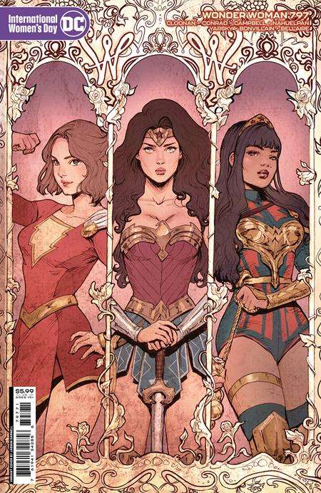 WONDER WOMAN #797 CVR G JASMIN DARNELL INTERNATIONAL WOMENS DAY CARD STOCK VARIANT (REVENGE OF THE G