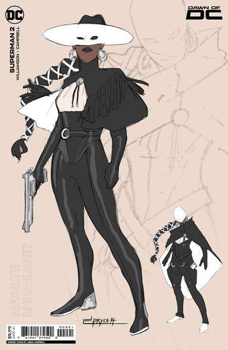 SUPERMAN #2 CVR I JAMAL CAMPBELL DESIGN CARD STOCK VARIANT