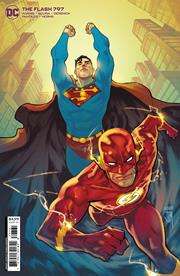 FLASH #797 CVR D FRANCIS MANAPUL SUPERMAN CARD STOCK VARIANT