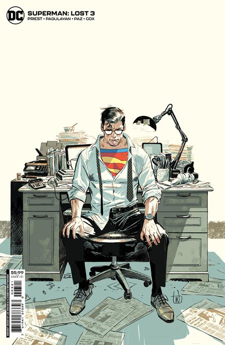 SUPERMAN LOST #3 (OF 10) CVR B LEE WEEKS CARD STOCK VARIANT