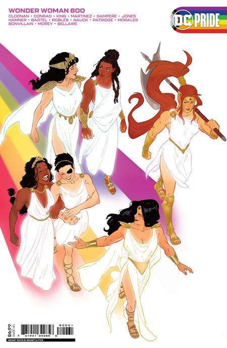 WONDER WOMAN #800 CVR F BRANDT & STEIN DC PRIDE CARD STOCK VARIANT