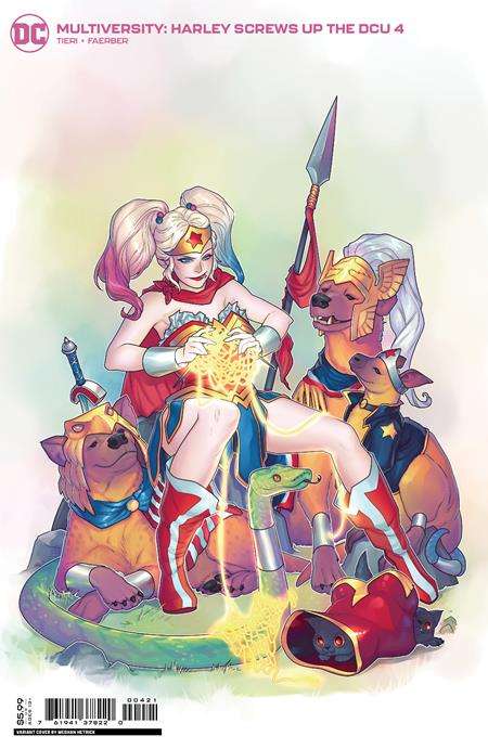 MULTIVERSITY HARLEY SCREWS UP THE DCU #4 (OF 6) CVR B MEGHAN HETRICK CARD STOCK VARIANT