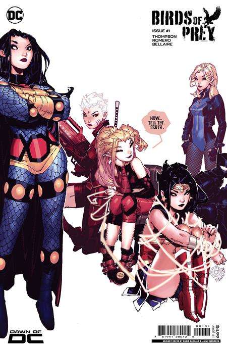 BIRDS OF PREY #1 CVR C CHRIS BACHALO CARD STOCK VARIANT