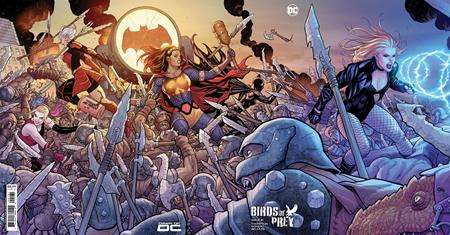 BIRDS OF PREY #1 CVR E FRANK CHO TRIPTYCH GATEFOLD VARIANT