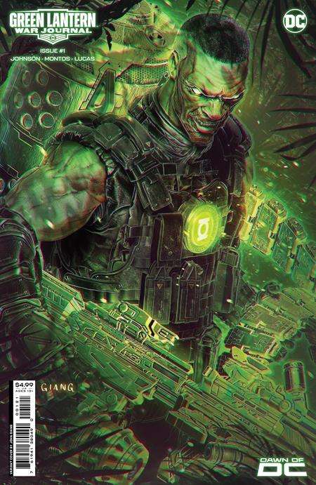 GREEN LANTERN WAR JOURNAL #1 CVR B JOHN GIANG CARD STOCK VARIANT