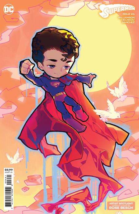 SUPERMAN #6 CVR D ROSE BESCH CREATOR CARD STOCK VARIANT