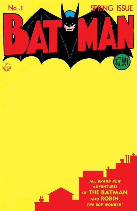 BATMAN #1 FACSIMILE EDITION CVR C BLANK VARIANT