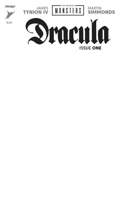 UNIVERSAL MONSTERS DRACULA #1 (OF 4) CVR C SKETCH CVR VARIANT (MR)