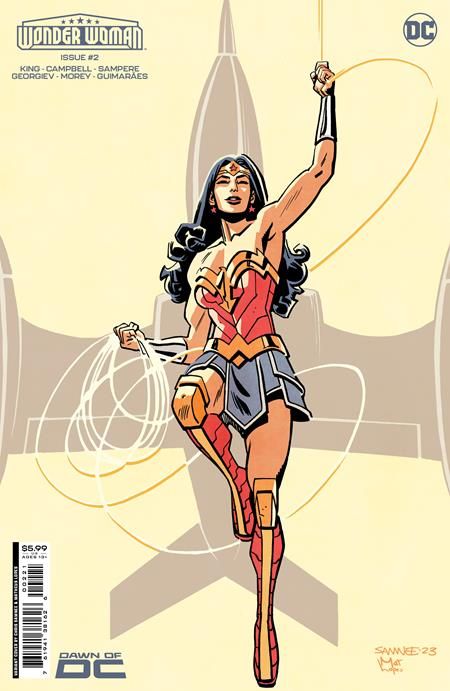 WONDER WOMAN #2 CVR B CHRIS SAMNEE CARD STOCK VARIANT