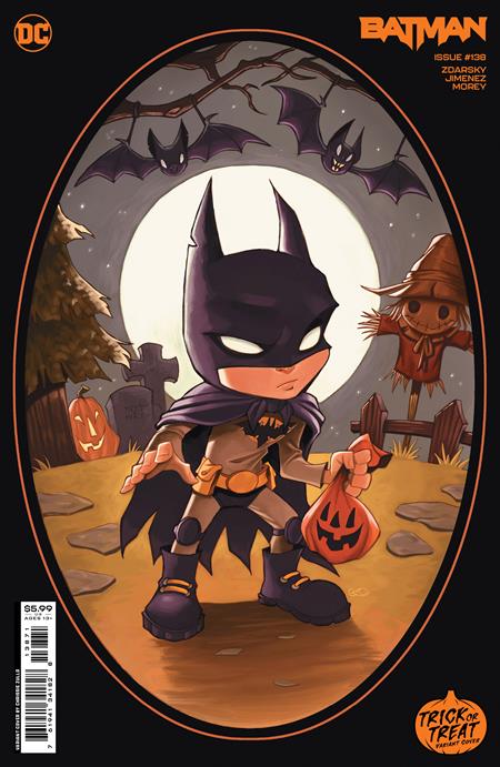 BATMAN #138 CVR F CHRISSIE ZULLO TRICK OR TREAT CARD STOCK VARIANT (BATMAN CATWOMAN THE GOTHAM WAR)