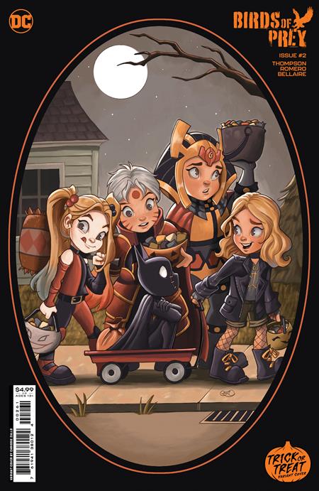 BIRDS OF PREY #2 CVR F CHRISSIE ZULLO TRICK OR TREAT CARD STOCK VARIANT