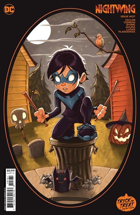 NIGHTWING #107 CVR F CHRISSIE ZULLO TRICK OR TREAT CARD STOCK VARIANT