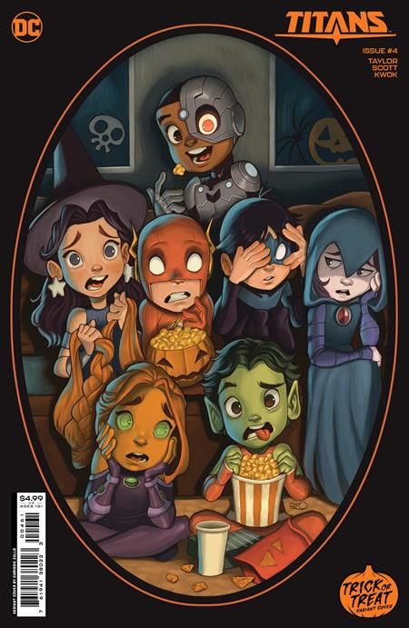 TITANS #4 CVR F CHRISSIE ZULLO TRICK OR TREAT CARD STOCK VARIANT