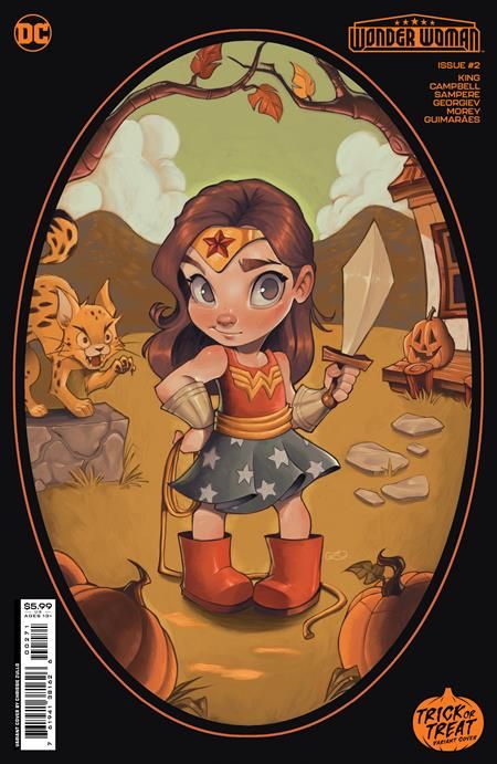 WONDER WOMAN #2 CVR G CHRISSIE ZULLO TRICK OR TREAT CARD STOCK VARIANT