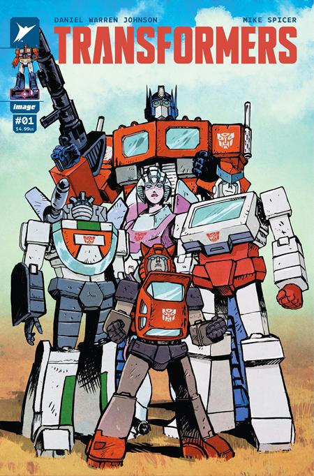 TRANSFORMERS #1 CVR B DANIEL WARREN JOHNSON AND MIKE SPICER VARIANT