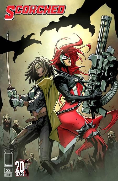 SPAWN SCORCHED #23 CVR C STEPHEN SEGOVIA TWD 20TH ANNV TEAM UP VARIANT