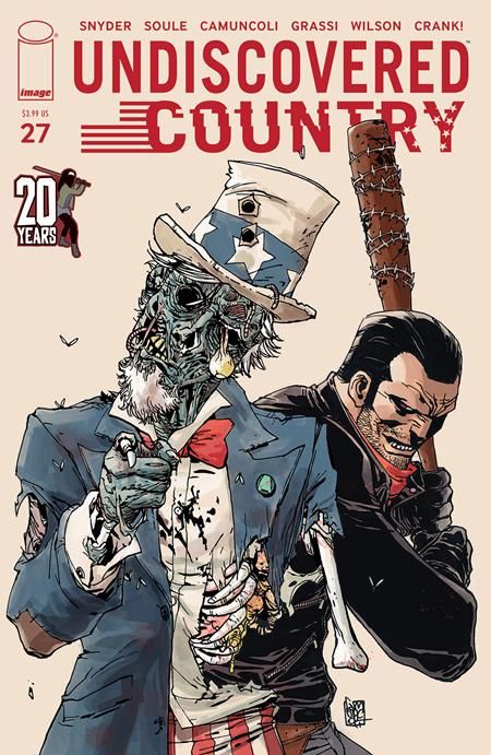 UNDISCOVERED COUNTRY #27 CVR C GIUSEPPE CAMUNCOLI TWD 20TH ANNV TEAM UP VARIANT (MR)