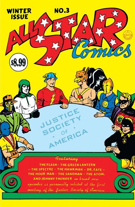 ALL-STAR COMICS #3 FACSIMILE EDITION CVR B EE HIBBARD FOIL VARIANT