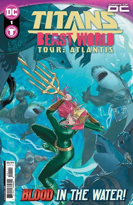 TITANS BEAST WORLD TOUR ATLANTIS #1 (ONE SHOT) CVR A MIKEL JANIN