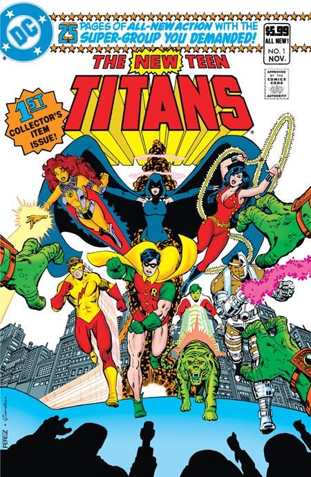 NEW TEEN TITANS #1 FACSIMILE EDITION CVR B GEORGE PEREZ & DICK GIORDANO FOIL VARIANT