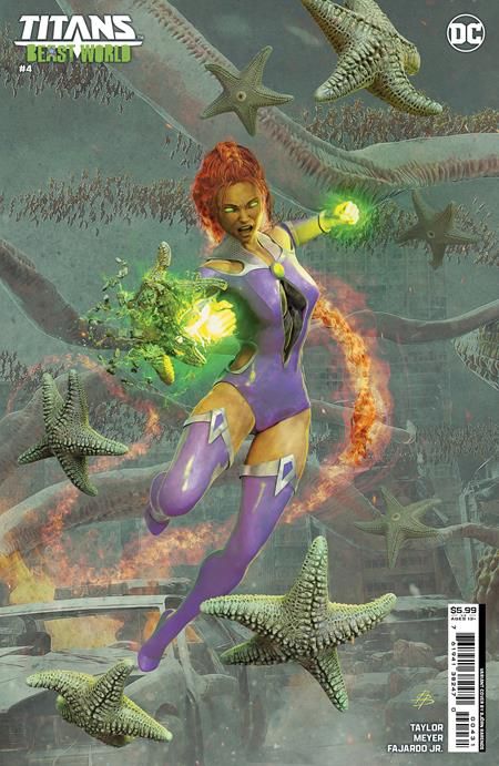 TITANS BEAST WORLD #4 (OF 6) CVR B BJORN BARENDS CARD STOCK VARIANT