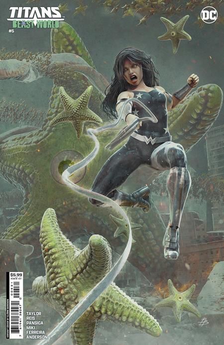 TITANS BEAST WORLD #5 (OF 6) CVR B BJORN BARENDS CARD STOCK VARIANT
