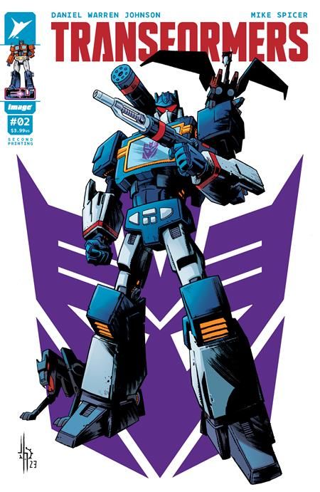 TRANSFORMERS #2 Second Printing Cvr B Jason Howard VARIANT