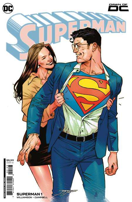 SUPERMAN #1 CVR K JORGE JIMENEZ CARD STOCK VARIANT