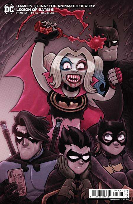 HARLEY QUINN THE ANIMATED SERIES LEGION OF BATS #5 (OF 6) CVR B DAN HIPP CARD STOCK VARIANT (MR)