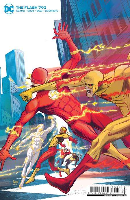 FLASH #793 CVR C DANIEL BAYLISS CARD STOCK VARIANT (ONE-MINUTE WAR)