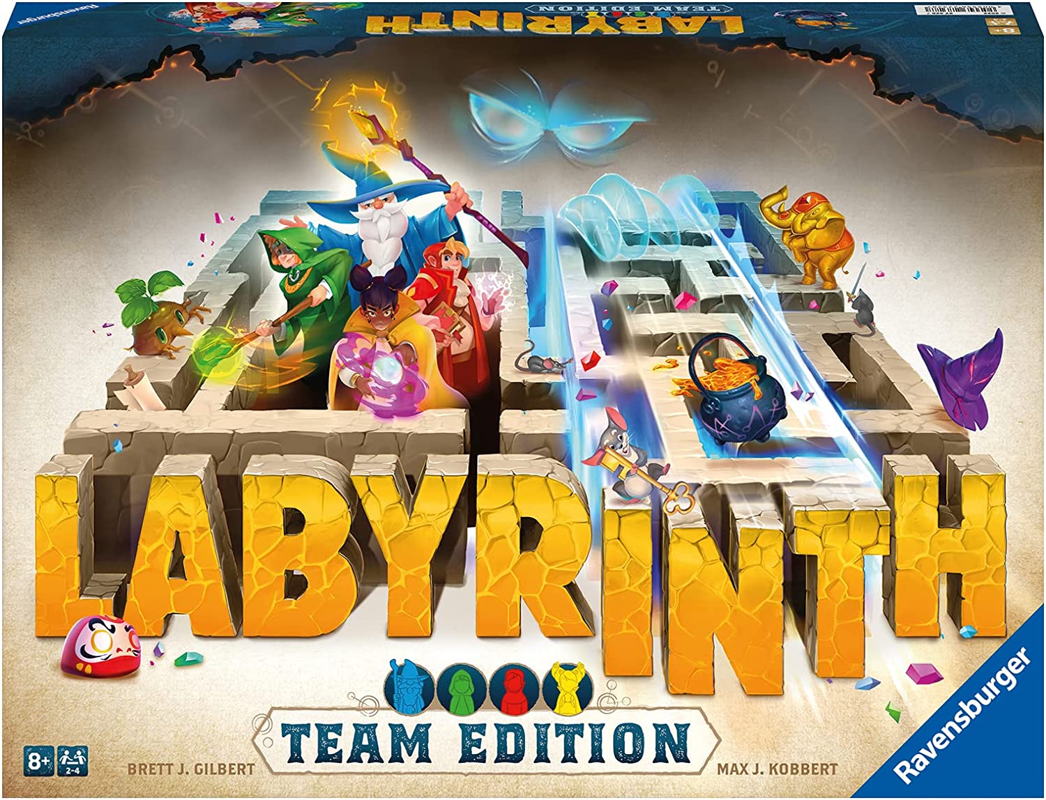 Ravensburger Labyrinth: Team Edition Family Board Games for Kids and Adults Age 8 Years Up