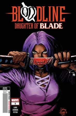 BLOODLINE: DAUGHTER OF BLADE #1 RYAN STEGMAN 2ND PRINTING VARIANT