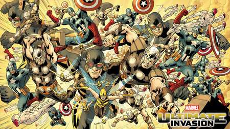 ULTIMATE INVASION #2 BRYAN HITCH #2ND PRINTING VARIANT