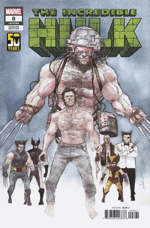INCREDIBLE HULK #8 DUSTIN NGUYEN WOLVERINE WOLVERINE WOLVERINE VARIANT