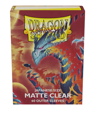 Dragon Shields Japanese: (60) Matte Clear OUTER SLEEVES