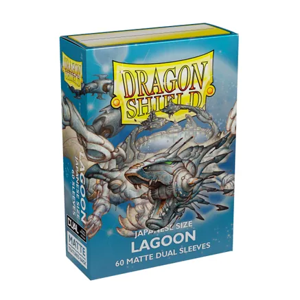 DRAGON SHEILD JAP SIZE LAGOON MATTE 60 Dual SLEEVES