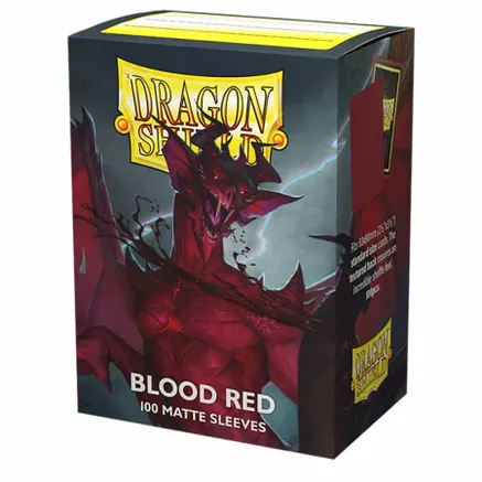 DRAGON SHIELD BLOOD RED MATTE 100