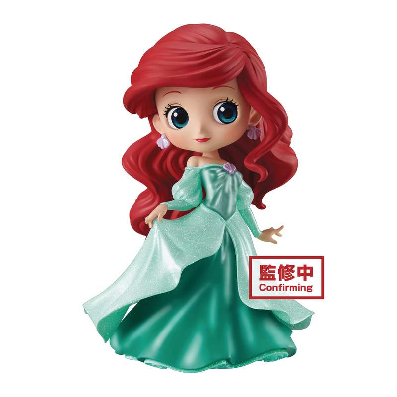 DISNEY CHARACTERS Q-POSKET GLITTER ARIEL PRINCESS DRESS FIGURE