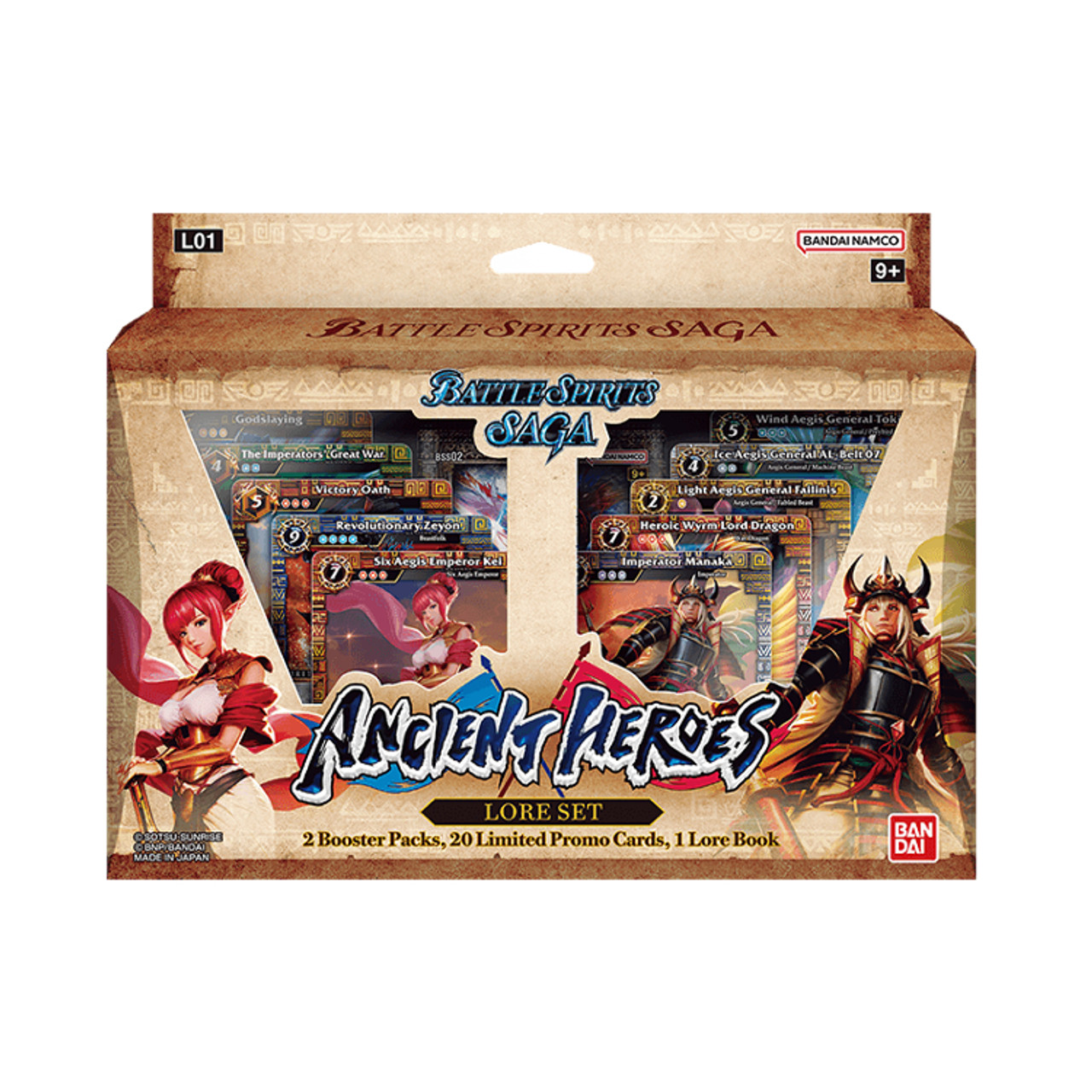 BATTLE SPIRITS SAGA TCG: Ancient Heroes Lore Set (L01)