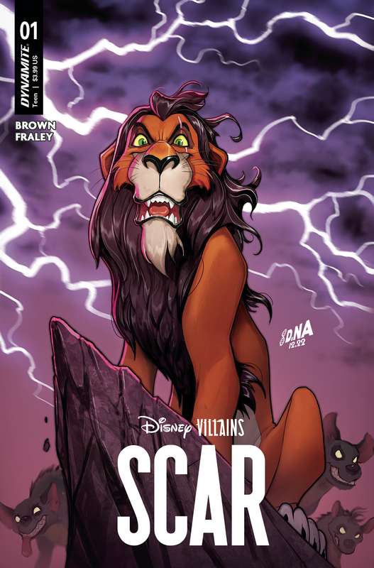 DISNEY VILLAINS SCAR #1 CVR G 1:10 RATIO VARIANT NAKAYAMA ORIGINAL