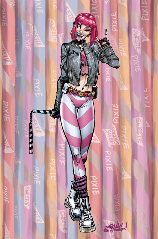 SWEETIE CANDY VIGILANTE #5 CVR K FOC 1:10 JEFF ZORNOW & P