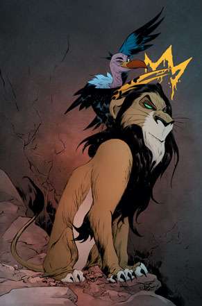 DISNEY VILLAINS SCAR #1 CVR ZD FOC 1:15 JAE LEE VIRGIN IN