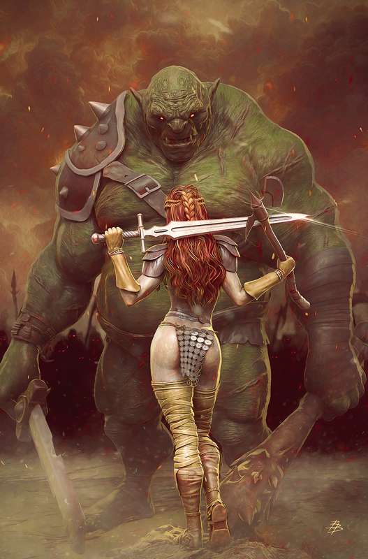 RED SONJA 2023 #3 CVR Q 1:40 RATIO VARIANT BARENDS VIRGIN