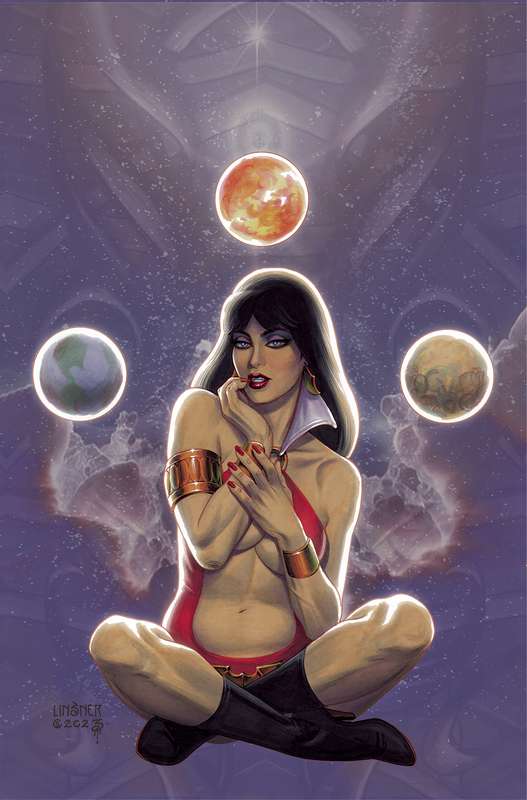 VAMPIRELLA VS SUPERPOWERS #4 CVR L 1:20 RATIO VARIANT LINSNER VIRG  VAMPIRELLA VS SUPERPOWERS #4 CVR L 1:20 RATIO VARIANT LINSNER VIRG