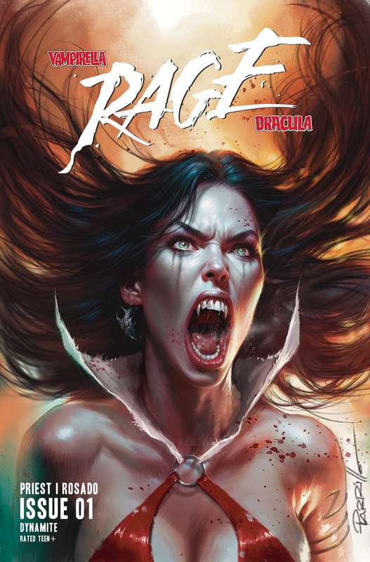 VAMPIRELLA DRACULA RAGE #1 CVR V FOC FOIL PARRILLO