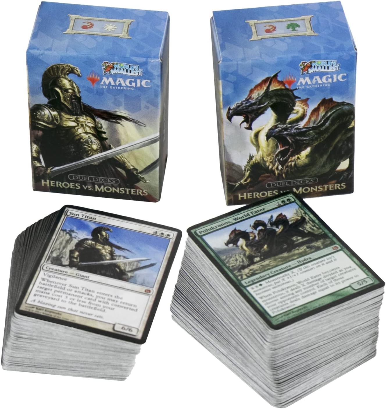 Worlds Smallest Magic The Gathering Duel Decks Heroes Vs Monsters