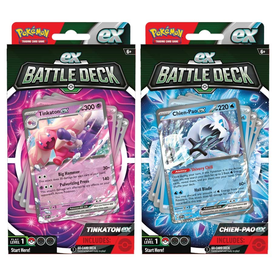 POKEMON TCG CHIEN-PAO EX OR TINKATON EX BATTLE DECK