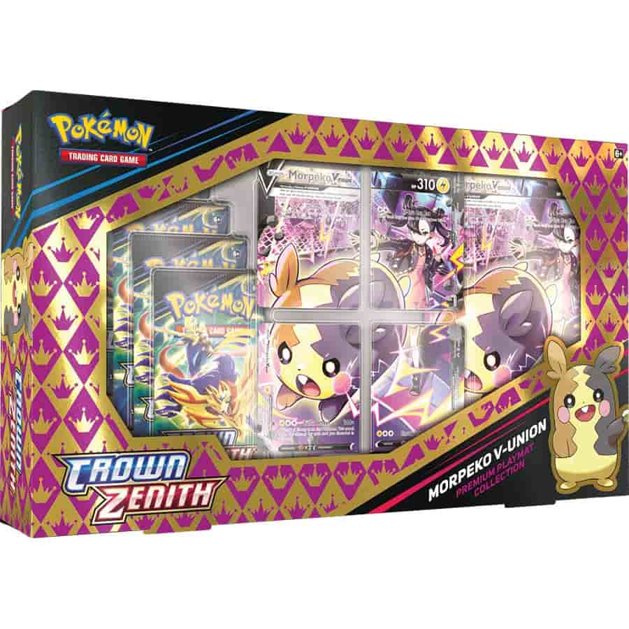 POKEMON TCG (PKMN): CROWN ZENITH: MORPEKO V-UNION PLAYMAT PREMIUM COLLECTION