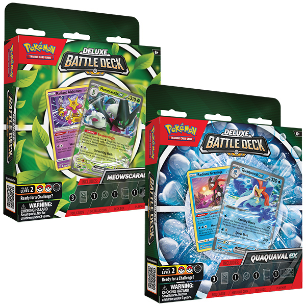 Pokémon TCG PKM: Meowscarada/Quaquaval ex Deluxe Battle Deck